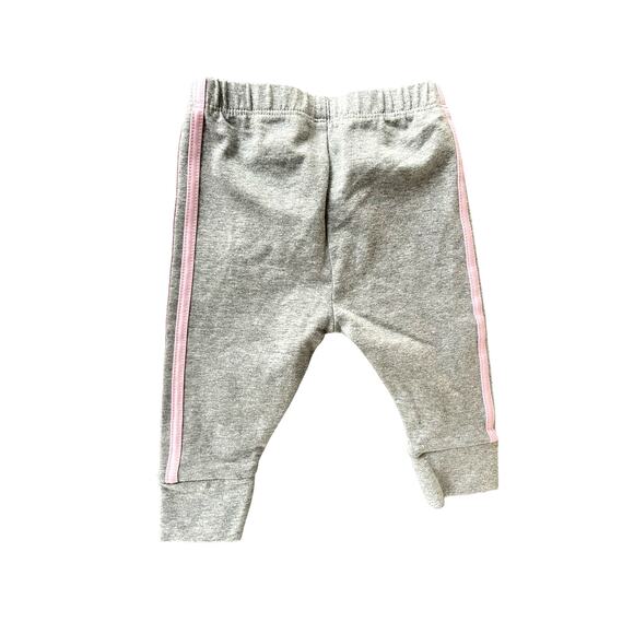 Adidas Jogger Set Infant Pink/Gray Girls 6mos NWT‎ - Picture 3 of 8